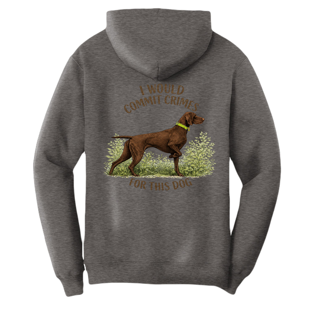 Heather Dark Chocolate Brown - PC78H - BACK