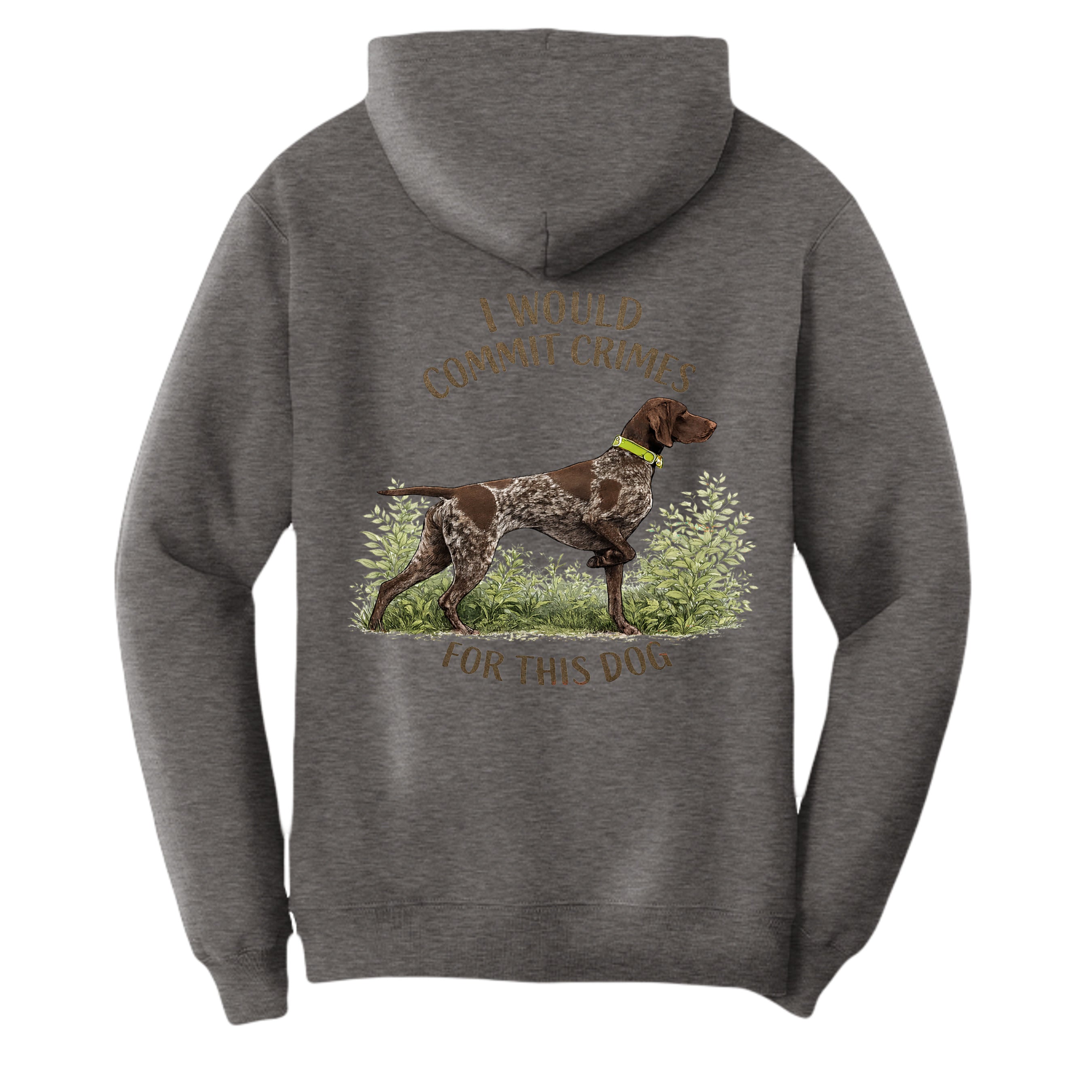 Heather Dark Chocolate Brown - PC78H - BACK
