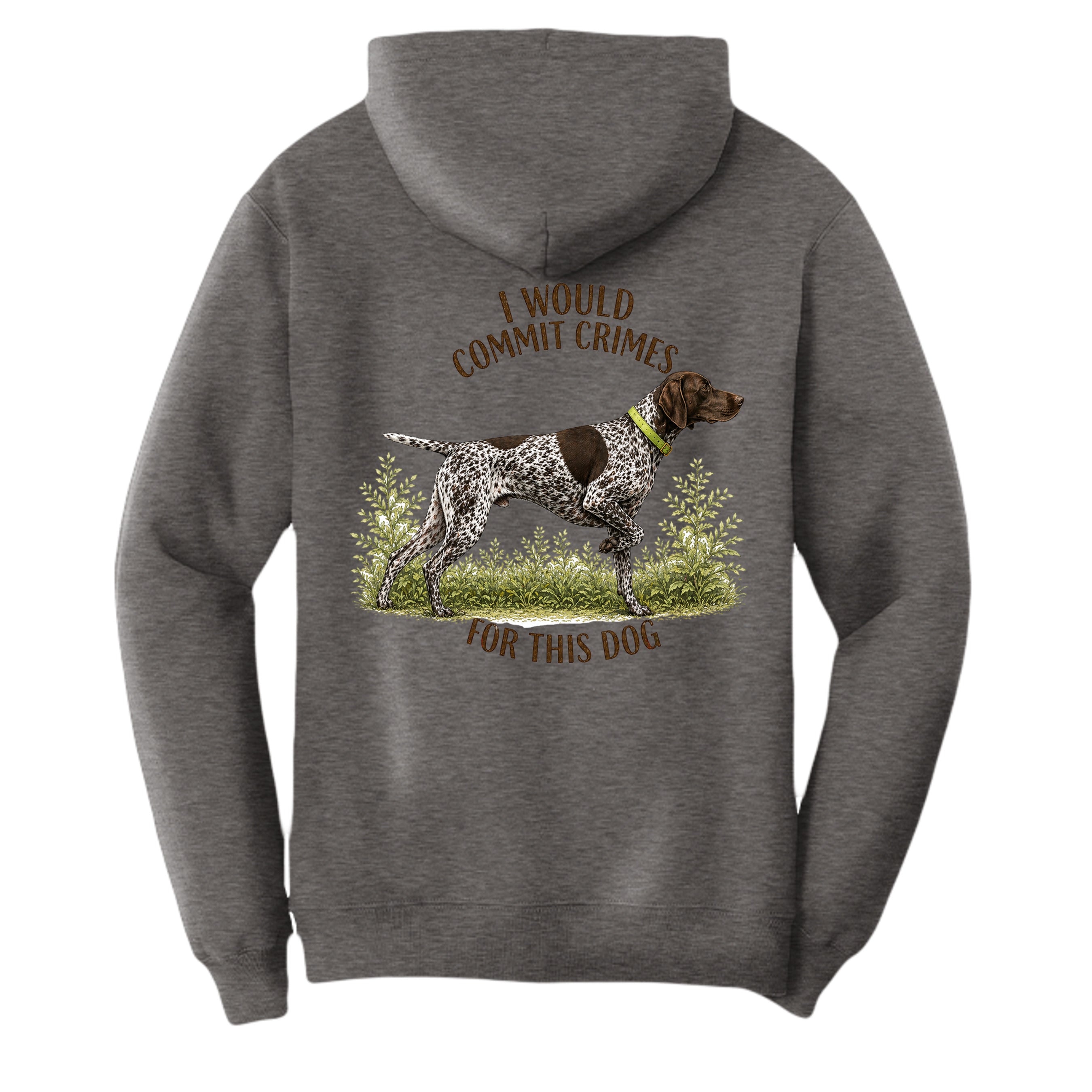 Heather Dark Chocolate Brown - PC78H - BACK