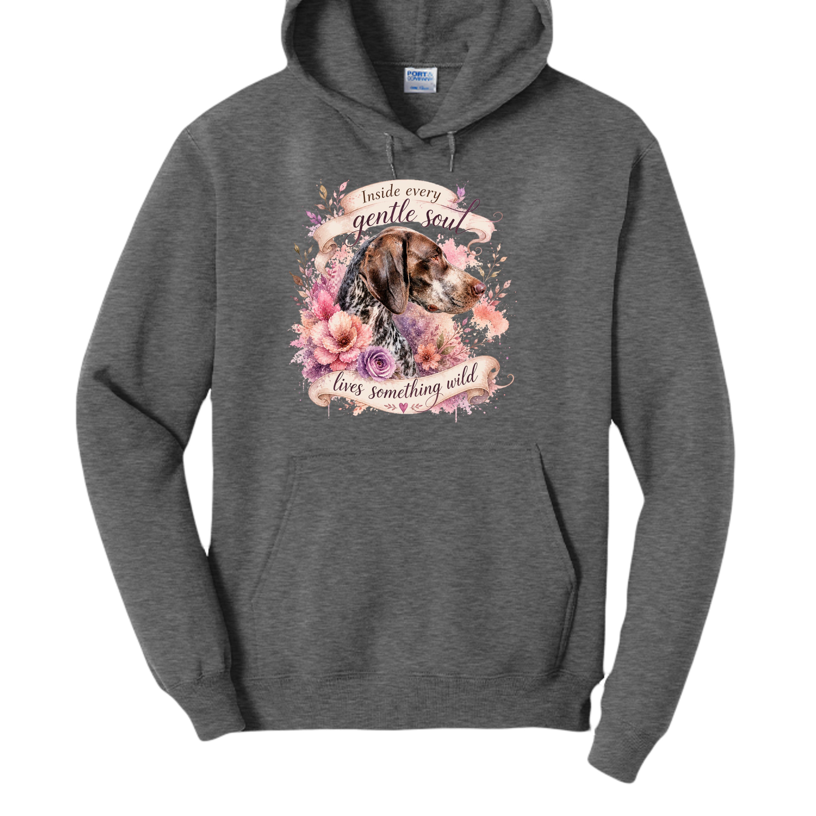 Dark Heather Grey - PC78H - FRONT