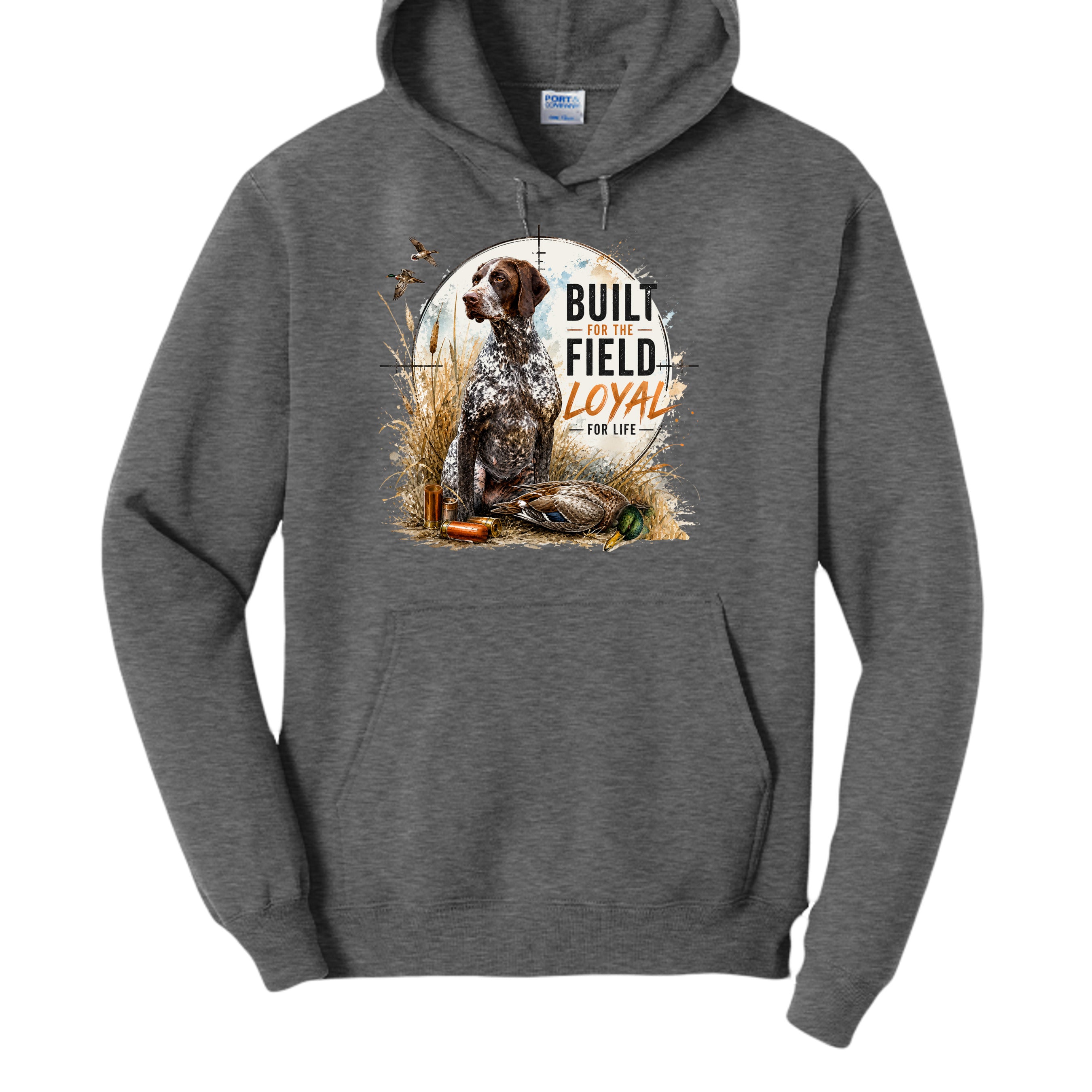 Dark Heather Grey - PC78H - FRONT