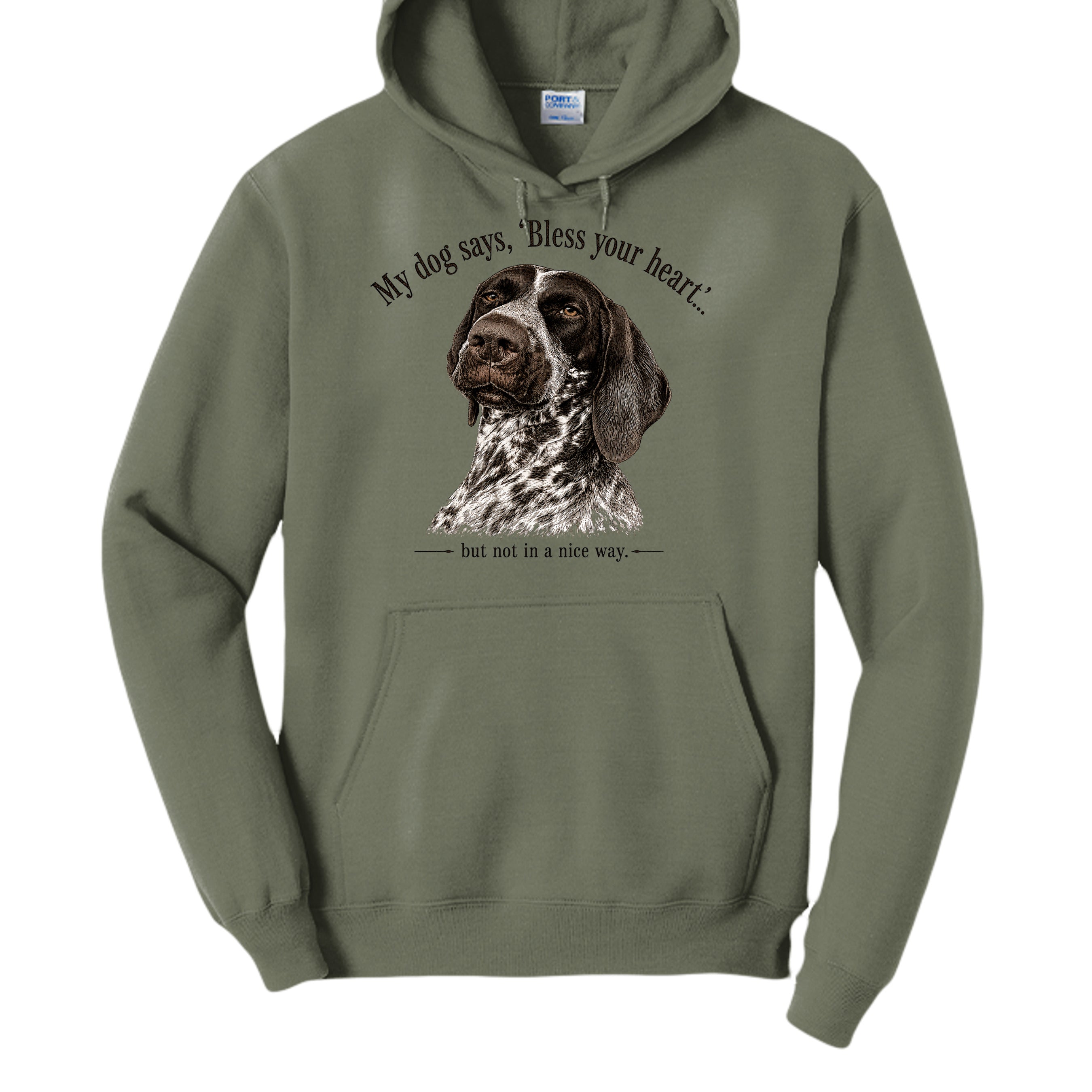 Olive Drab Green Heather - PC78H - FRONT