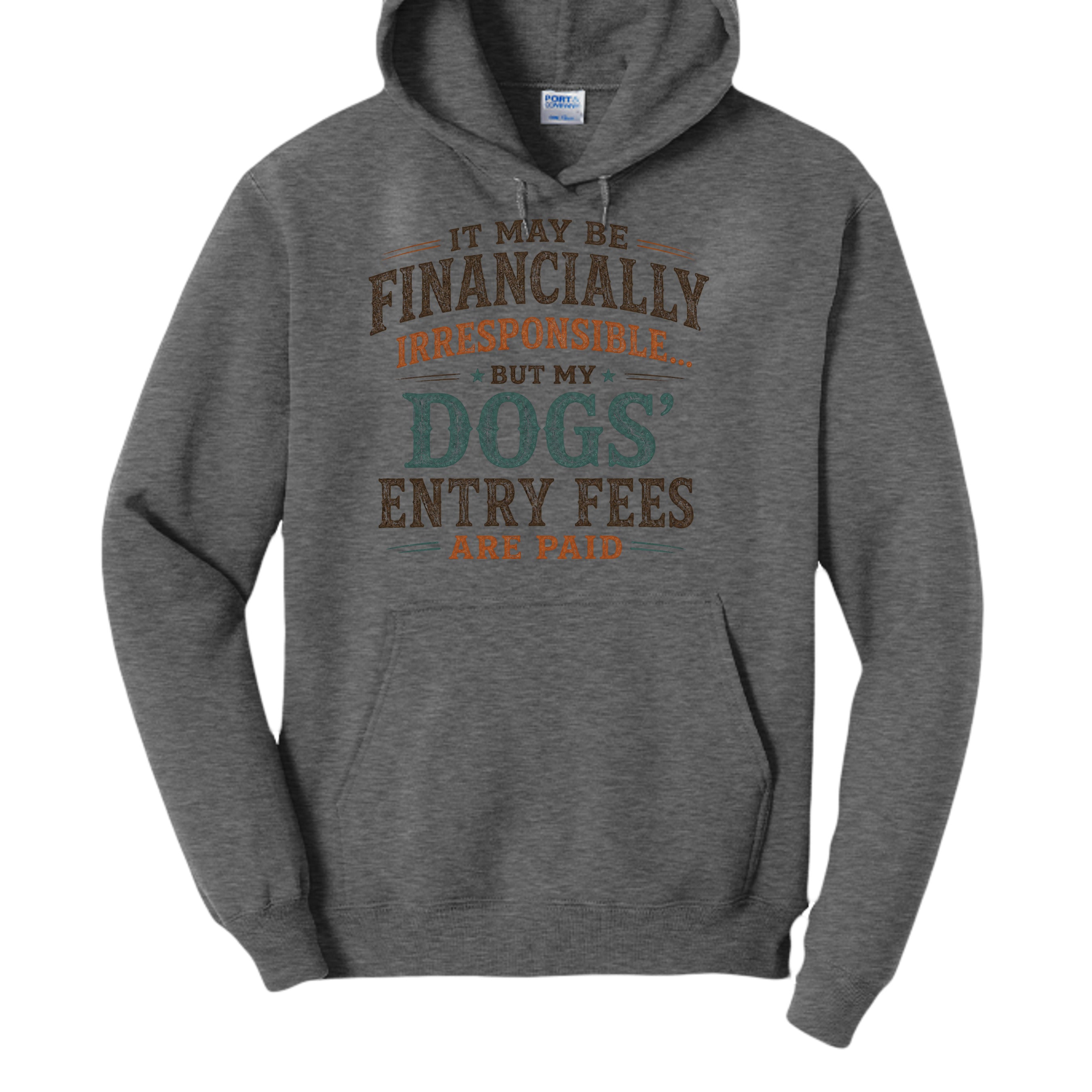 Dark Heather Grey - PC78H - FRONT